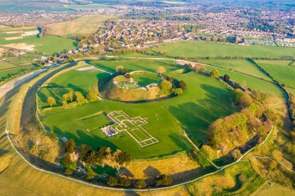 Old Sarum Castle was named one of the best in the UK by The Telegraph